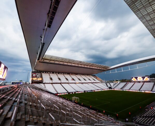 Foto colorida da Neo Química Arena, casa do Corinthians - Metrópoles