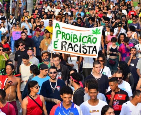 Edição 2023 da Marcha da Maconha em Goiânia (Foto: Jucimar de Sousa)