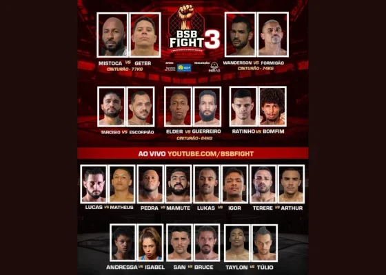 BSB Fight terá entrada gratuita; veja como retirar seu ingresso - destaque galeria