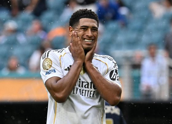 Foto colorida de Jude Bellingham, do Real Madrid - Metrópoles