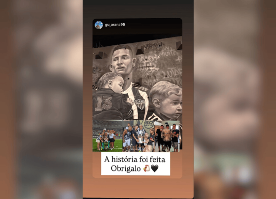 De saída do Atlético-MG, Guilherme Arana se despede do clube; confira - destaque galeria