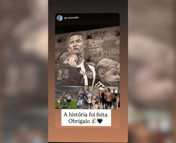 De saída do Atlético-MG, Guilherme Arana se despede do clube; confira - destaque galeria
