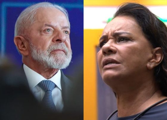 Lula e Solange Couto, montagem