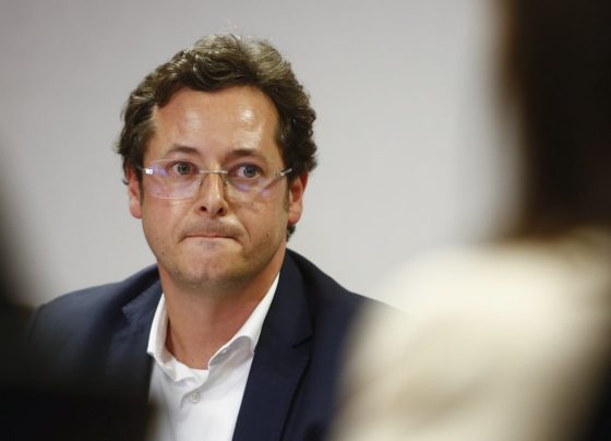 Advogado Fábio Wajngarten durante entrevista coletiva na sede do PL - Metrópoles
