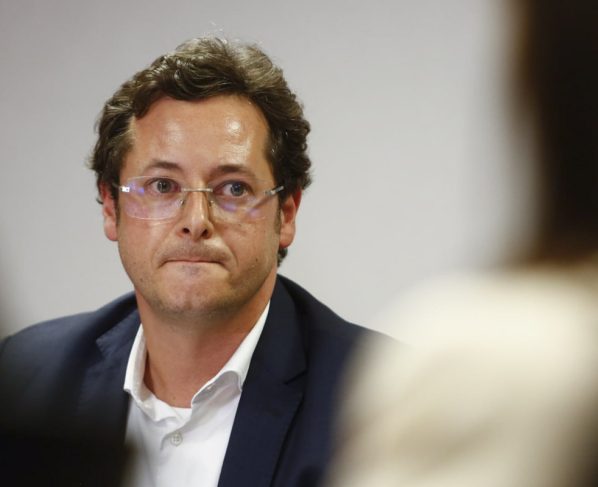 Advogado Fábio Wajngarten durante entrevista coletiva na sede do PL - Metrópoles