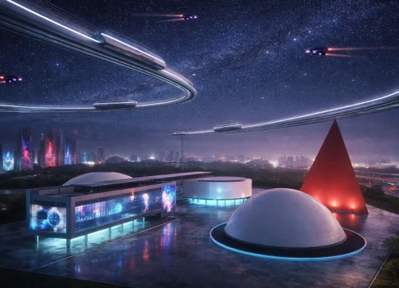 Carros voadores Mutirama tecnológico: imagens recriam Goiânia no futuro cyberpunk Hologramas na Praça Cívica e patinho-robô no Lago das Rosas