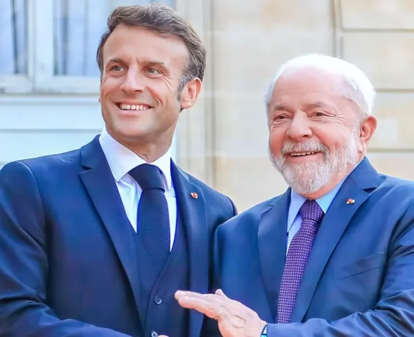 Macron pede reunião com Lula, e encontro pode acontecer na Índia