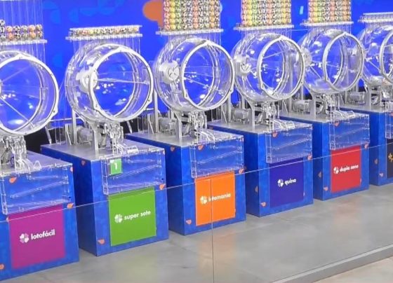 Imagem colorida de sorteio de loterias - Metrópoles