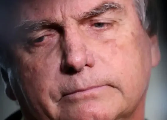Imagem mostra ex-presidente Jair Bolsonaro