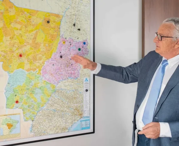 Presidente do Sindicato da Indústria da Mineração de Goiás e Distrito Federal (Minde), Luiz Vessani é geólogo e empresário do setor mineral (Foto: Divulgação - Cristiano Borges)
