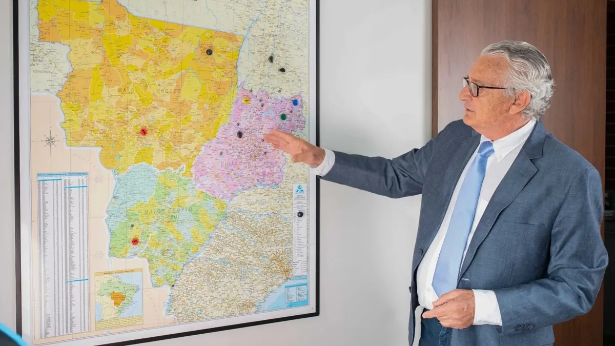 Presidente do Sindicato da Indústria da Mineração de Goiás e Distrito Federal (Minde), Luiz Vessani é geólogo e empresário do setor mineral (Foto: Divulgação - Cristiano Borges)