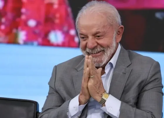 Imagem mostra presidente da República, Luiz Inácio Lula da Silva