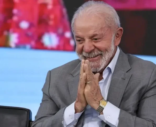 Imagem mostra presidente da República, Luiz Inácio Lula da Silva