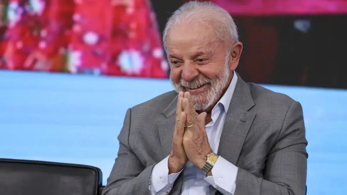 Imagem mostra presidente da República, Luiz Inácio Lula da Silva