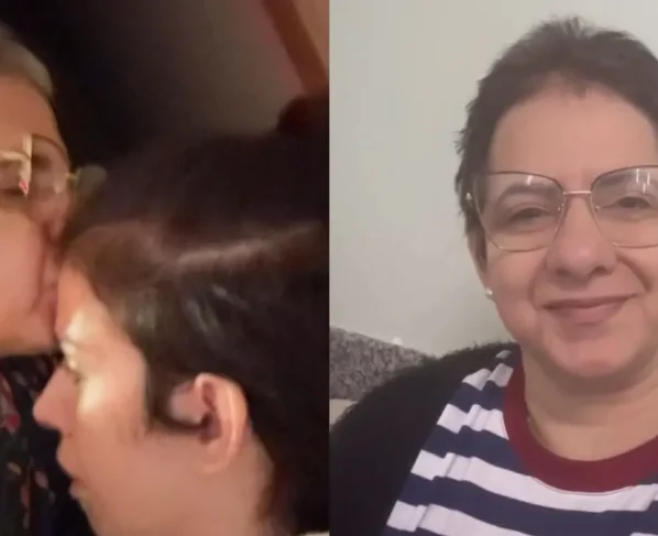 Imagem mostra mãe de Thais Medeiros, que desencadeou problemas de saúde após sentir cheiro de pimenta em conserva