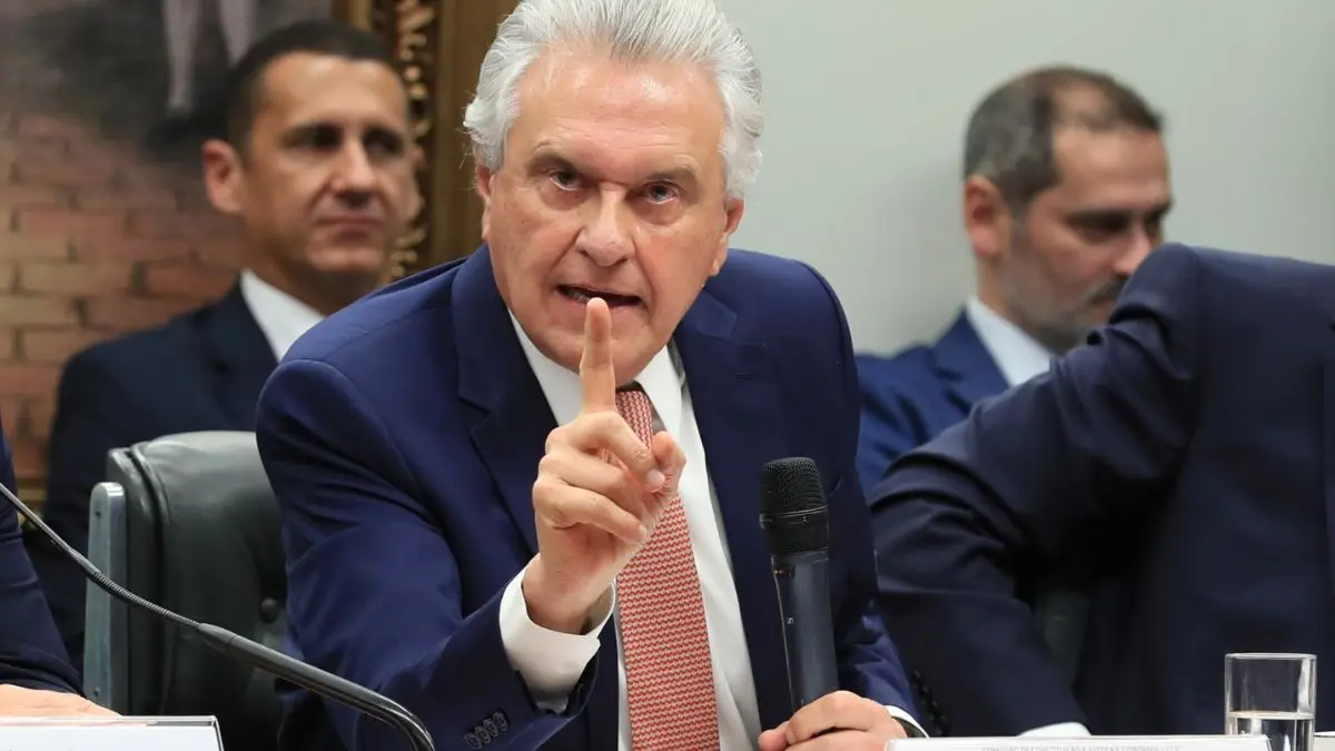 Imagem mostra ex-governador de Goiás e presidenciável, Ronaldo Caiado