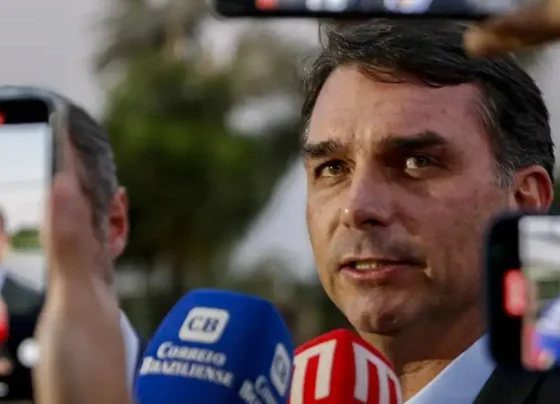 Imagem mostra senador Flávio Bolsonaro