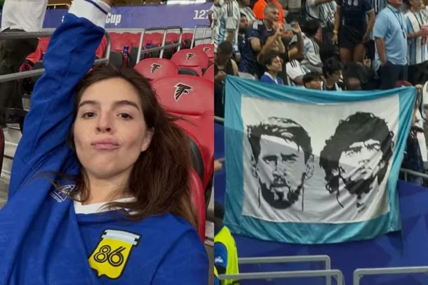 Filha de Maradona se emociona após vitória da Argentina: “Estava aqui” - destaque galeria